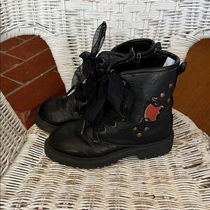 Disney   Boots with Red Patch Detail